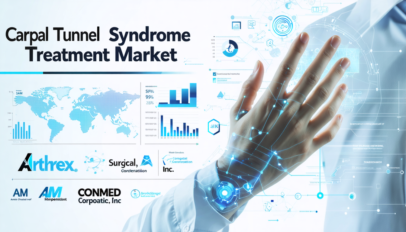 Growth Demand, Segment Analysis, and Forecast 2024 for Carpal Tunnel Syndrome Treatment Market | AM Surgical Inc, Arthrex, Inc, CONMED Corporation